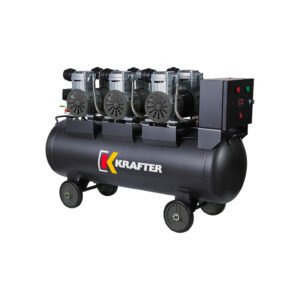 Compresor KRAFTER Libre de Aceite 100 litros 2HP
